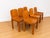 Tan Vintage Bentwood Chairs attributed to Afra and Tobia Scarpa for Molteni, 1970s, Set of 6 For Sale - Image 8 of 18