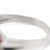 Silver Antique 14k White Gold 1.33ctw Old Cut Diamond Ruby Three Stone Cocktail Ring, Size 7.25 For Sale - Image 8 of 9