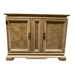 Asian Chinoiserie Flip Top Server Drexel Ming Style