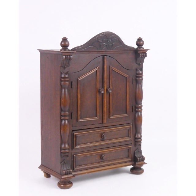 1930s Vintage Wooden Cabinet with Drawers, 1930s For Sale - Image 5 of 10