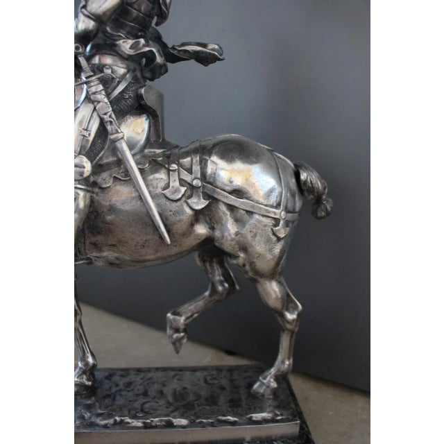 Fremiet, Joan of Arc on Horseback, 1800s, Bronze For Sale - Image 6 of 12