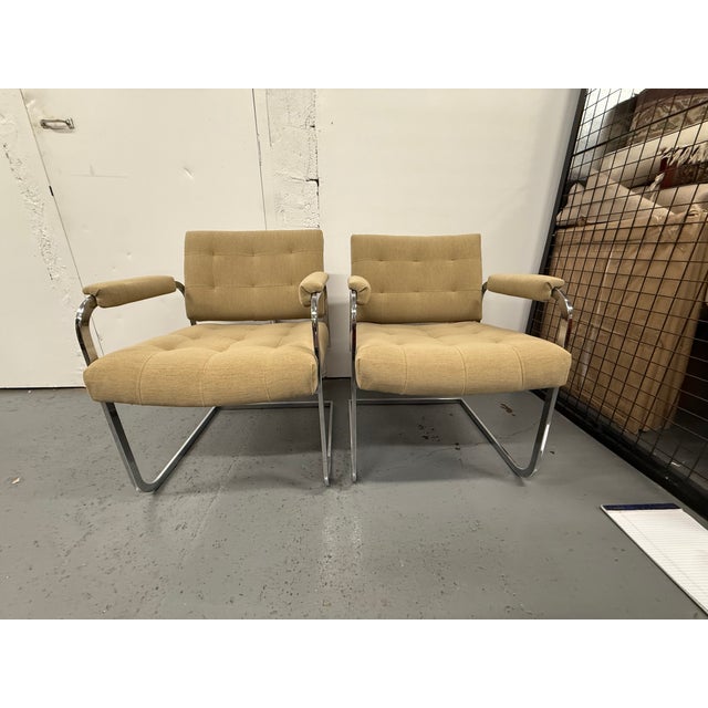 Bauhaus Pair of 1970's Bauhaus Style Chairs For Sale - Image 4 of 8
