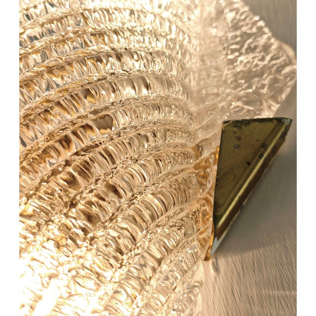 Mid-Century Modern Murano Glass Wall Lamp from Barovier & Toso, Italy, 1960s For Sale - Image 11 of 16