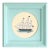Original Hand-Painted Sailboat in a Hand-Painted Blue Frame and Mat For Sale