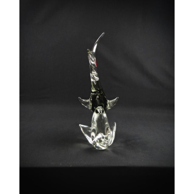 Gray Vintage Murano Glass Shark from Maestri Vetrai, 1960s For Sale - Image 8 of 13