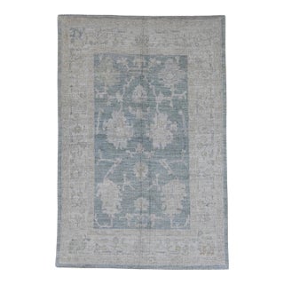 Turkish Oushak Rug 4'11" x 7'4" For Sale