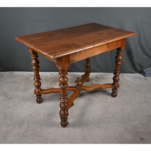 Late 19th Century Louis Philippe Flat Walnut Desk For Sale - Image 9 of 18