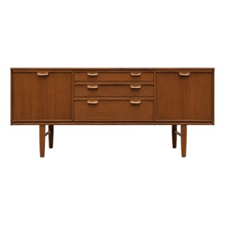 Mid Century Modern Danish Teak Credenza / Media Console, C. 1960s For Sale