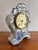 1890s French Rococo Delft Mantle Clock For Sale - Image 12 of 16