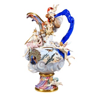 Air Element Vase attributed to J. J. Kaendler for Meissen, Germany, 1860s-1880s For Sale