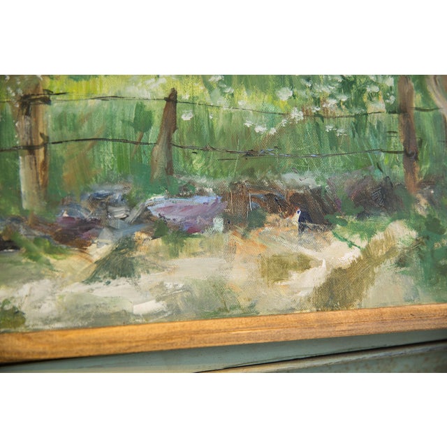 Old New House Grace B. Keogh Painting "Horse in Field" For Sale - Image 4 of 10