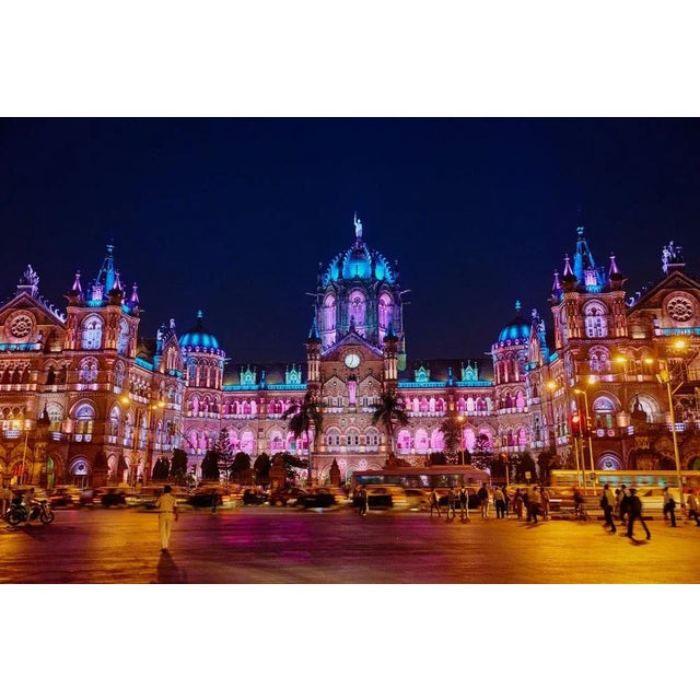 Tuul & Bruno Morandi, Mumbai, Victoria Terminus Railways Station, Photographic Paper, in Flawless conditions. Designed...