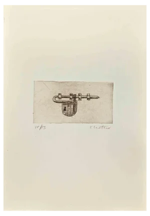 Enotrio Pugliese, Latch, Etching, 1963
