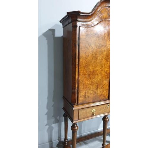 Walnut Cabinet on Stand For Sale - Image 6 of 17