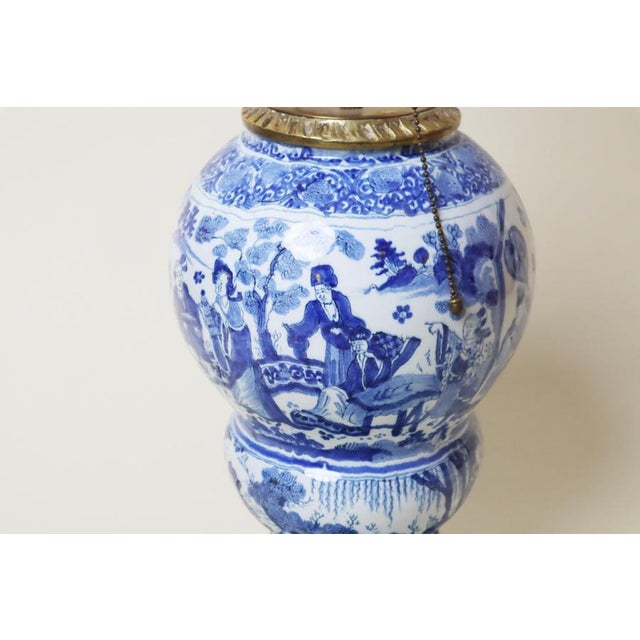 Asian Style Table Lamp by Gerhard Wolbeer, Berlin, Early 18th Century For Sale - Image 9 of 14