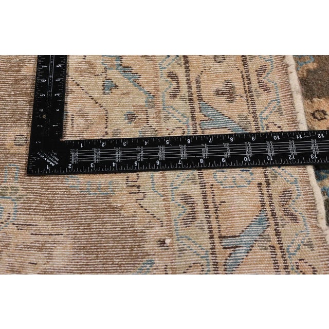 Textile Vintage Earth-Tone Persian Hamadan Rug Runner, 03'11 X 13'02. For Sale - Image 7 of 10