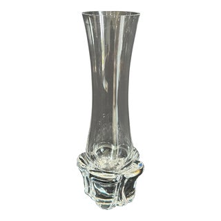 Vintage Daum France Crystal Vase For Sale