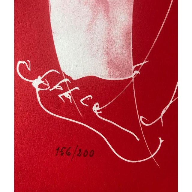 Late 20th Century Hans Erni, The Runner, 1979, Lithograph For Sale - Image 5 of 6