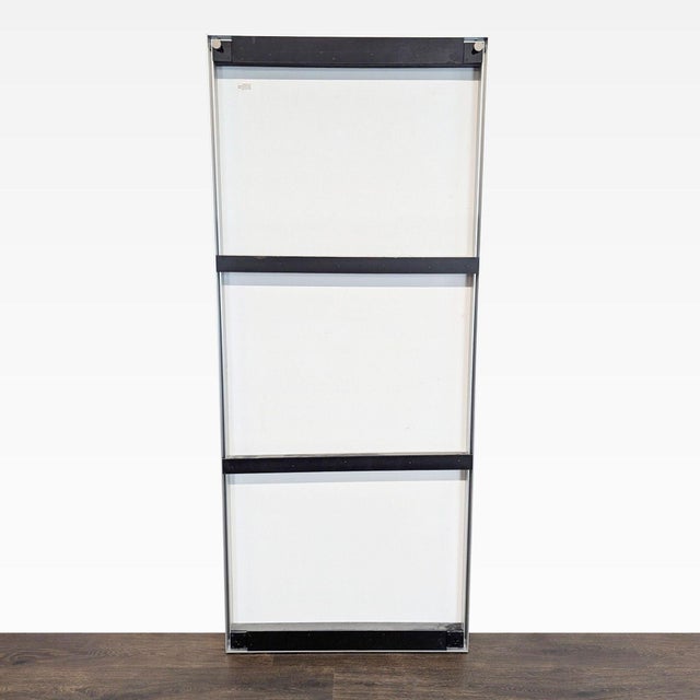 Brand: CB2. Original Price: $400. Dimensions (in): 32W x 3D x 76H.