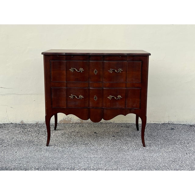 1970s French Provincial Chest of Two Drawers For Sale - Image 10 of 14
