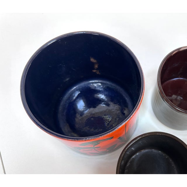 Glazed Ceramic Art Flower Pot from Marei Keramik, 1960s For Sale - Image 10 of 12