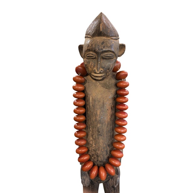 1900 - 1909 Vintage Jumbo African Copal Amber Trade Beads Phenolic Resin 2" W For Sale - Image 5 of 8