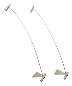 Postmodern Arch Metal Reading Floor Lamps from Hala Zeist, 1980s, Set of 2