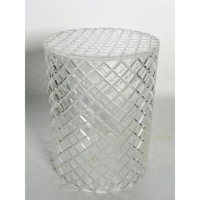 Vintage Acrylic Glass Wastebasket, France, 1970 For Sale - Image 10 of 11