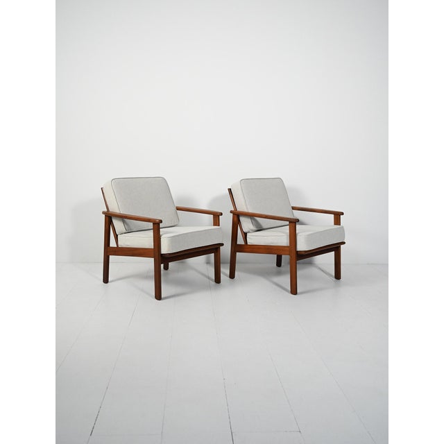 Danish Teak Armchairs, 1960s, Set of 2 For Sale - Image 4 of 15