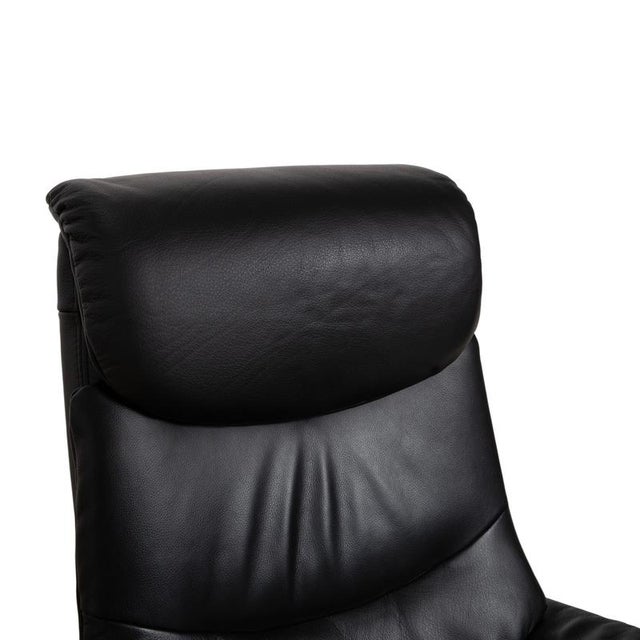 Mondo Multimaxx Relaks Leather Armchair Black Electric Function For Sale - Image 9 of 18