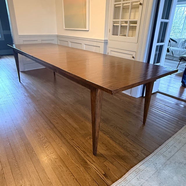Brown Random Harvest Sonoma Dining Table With Two Leaves For Sale - Image 8 of 10