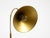 Large Mid-Century Modern Brass Table Lamp with Conical Shade, 1960s For Sale - Image 12 of 18