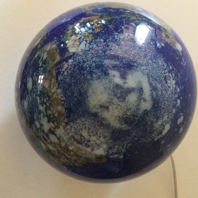 Early 21st Century Earth Lamp in Blown Glass by Florea Silviu For Sale - Image 5 of 5