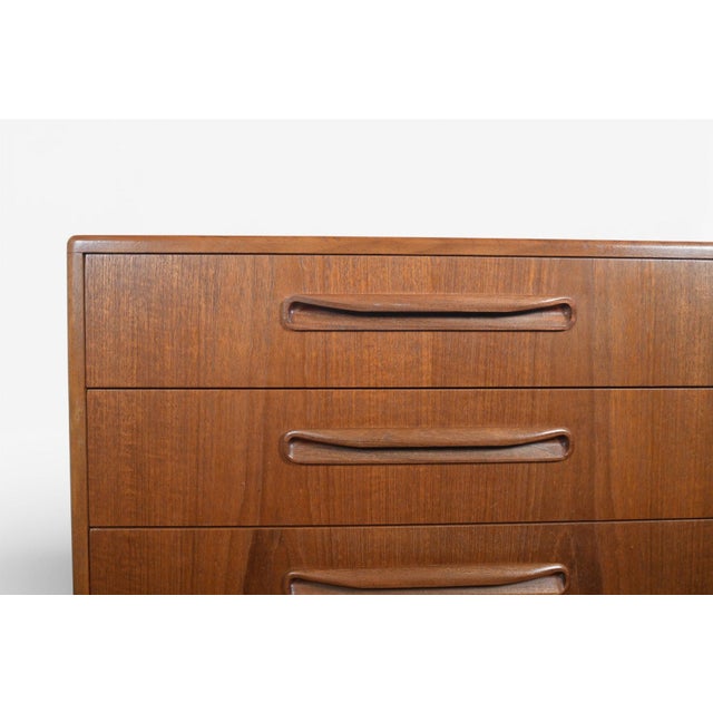 Mid-Century Modern Mid 20th Century G Plan Fresco Eight Drawer Double Dresser in Teak For Sale - Image 3 of 9