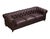 Brown Century Chesterfield Sofa - Dark Brown Leather For Sale - Image 8 of 12