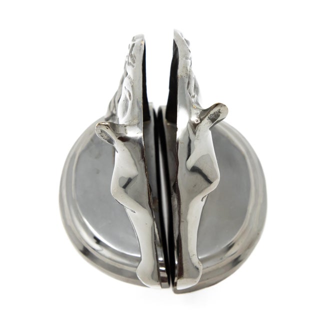 Modern Horse Head Metal Bookends - a Pair For Sale - Image 3 of 13