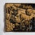 Belgian Woodland Deer Tapestry in Slate Blue and Taupe With Silk Fringe For Sale - Image 4 of 13