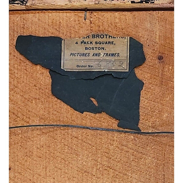 Late 19th Century Late 19th Century Henry W. Rice Original Watercolor, Signed, in Gold Gilt Frame by the Foster Bros For Sale - Image 5 of 5