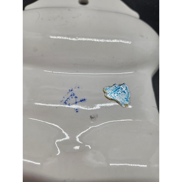 American Vintage Spoon Rest Blue Onion Arnartcreation Japan For Sale - Image 3 of 4