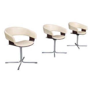 Modern Swivel Dining Armchairs attributed to John Coleman for Allermuir, Usa, 1990s For Sale