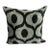 Turkish Modern Gray Velvet Silk Ikat Pillow Cover For Sale