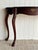 Vintage Mahogany Demi-Lune Entryway Table For Sale - Image 11 of 15