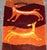 Textile European Art Deco Runner Rug With Gazelle Motifs in Warm Earth Tones For Sale - Image 7 of 12