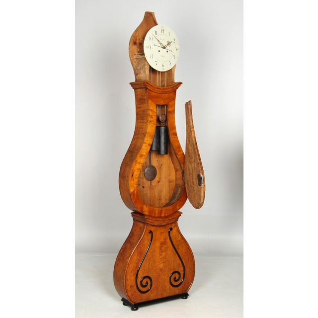 Swedish Mora Longcase Clock, 1850 For Sale - Image 9 of 13