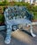 A beautifully detailed antique cast iron garden bench in the classic “grapevine” pattern, marked John McLean NY, circa...