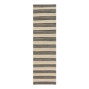 Handwoven Scandinavian Style Kilim Runner Rug 3’6″ X 12’9″