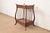 Maslow Freen French Regency Louis XVI Carved Mahogany Nightstand or Occasional Side Table, Newly Refinished For Sale - Image 15 of 15