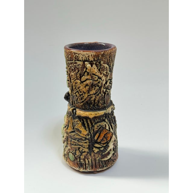 Barry Unitas Barnes 2007 Studio Pottery Vessel/ Vase For Sale - Image 4 of 11
