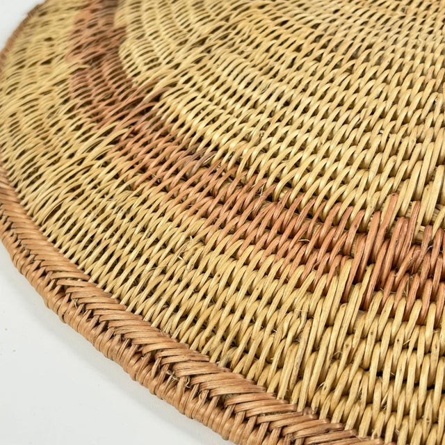 Early 20th Century Makenge Wedding Basket 16.5 Inch Zambia MATTER COLLECTION For Sale In Denver - Image 6 of 6