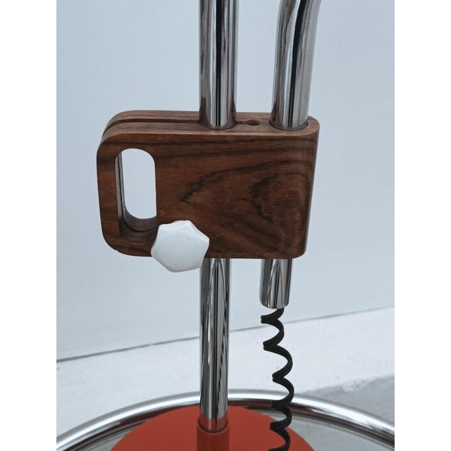 Red Vintage Table Lamp from Pinokio, 1970s For Sale - Image 8 of 14